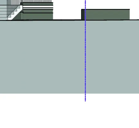 Door frame and threshold detail