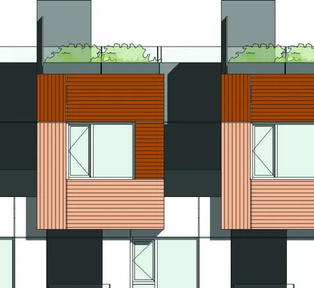 Roof coping detail