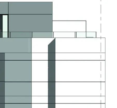 Building envelope flashing detail