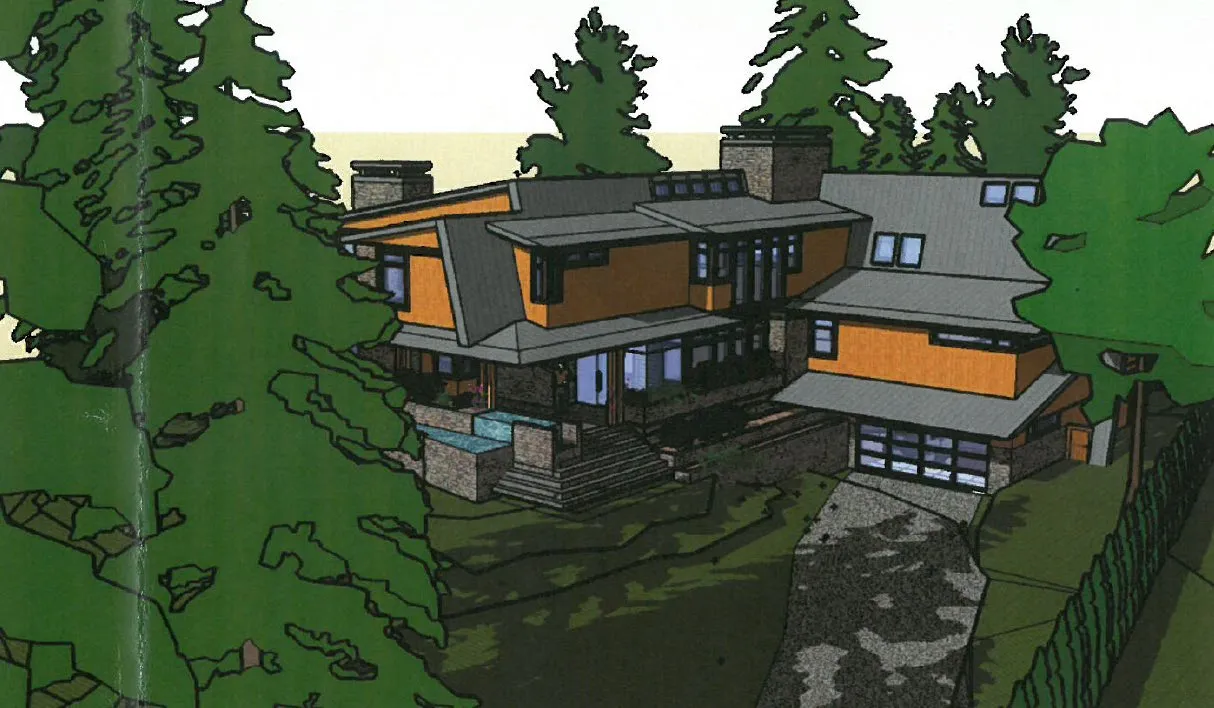 Architectural rendering of the proposed house under the lapsed DP2010/03 application
