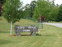 View Royal Park entrance sign