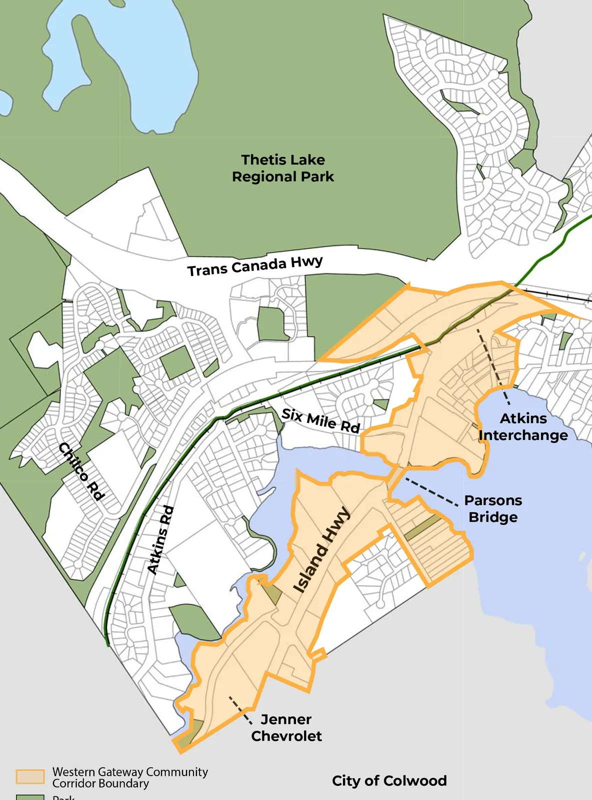 Slide 1 - Official Community Plan Update: Review of Draft Western Gateway Corridor Scenario, February 24, 2026.