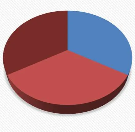Pie chart showing the distribution of Part 3 permit types