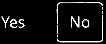Feedback buttons for 'Yes' and 'No'