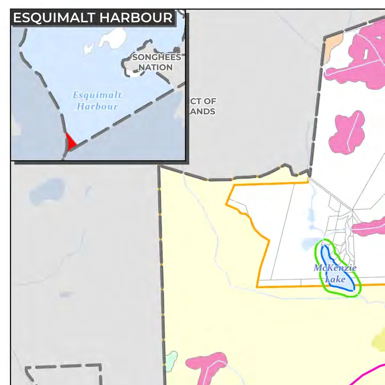 Map 12: Environmentally Sensitive Areas - Legend.