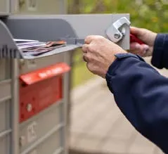 Person sliding out a compartment tray