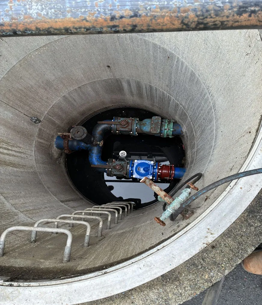 New check replacement for pump station repairs