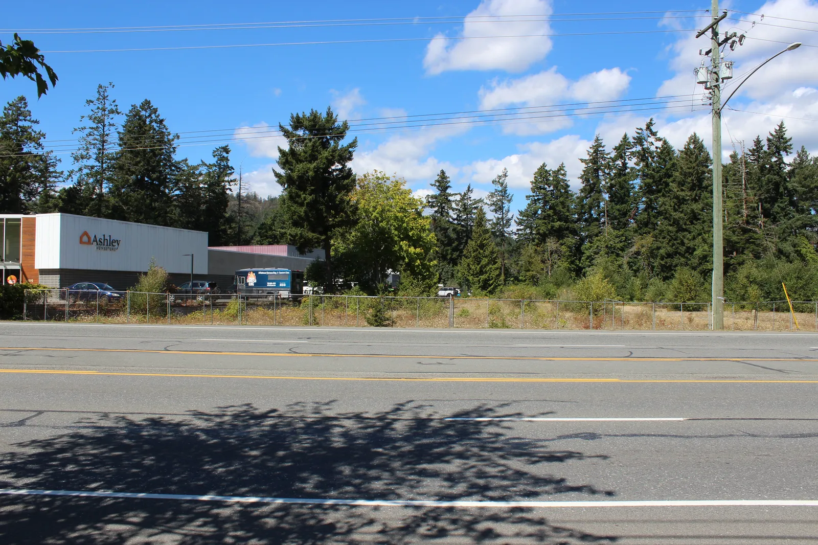 Photo of an Ashley Furniture store located along the corridor