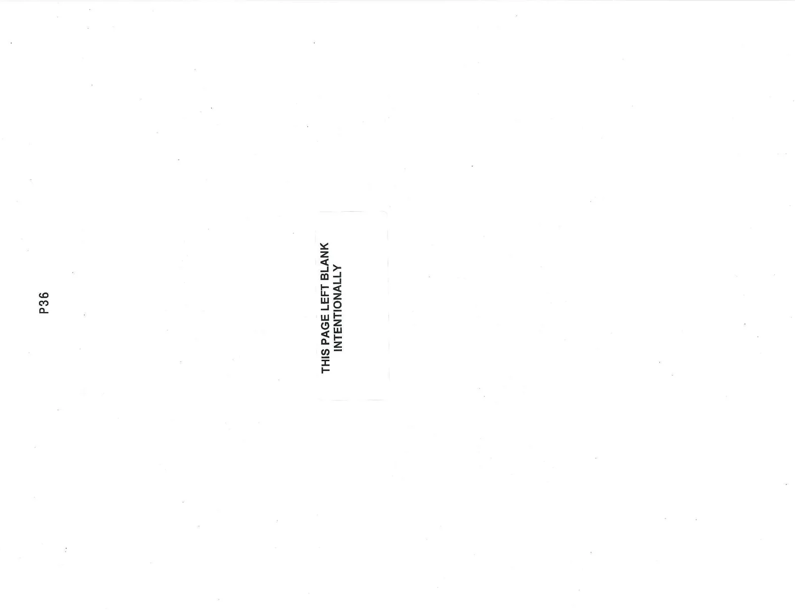 Blank page with text stating it was intentionally left blank