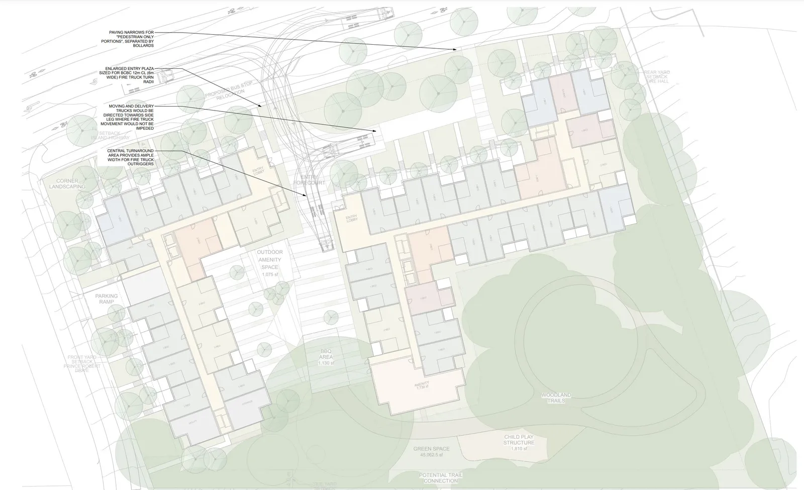 Figure 7 - Proposed Conceptual Fire Access and Loading Area