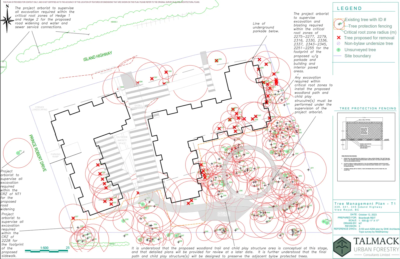 Figure 8 - Proposed Tree Removal and Preservation Plan