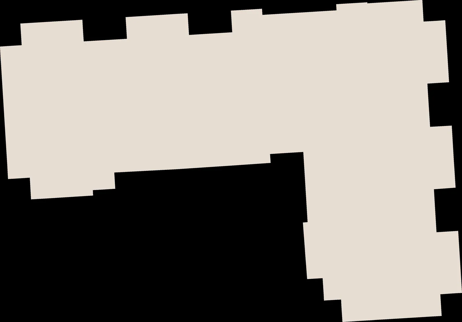 Proposed West Building L-shaped footprint