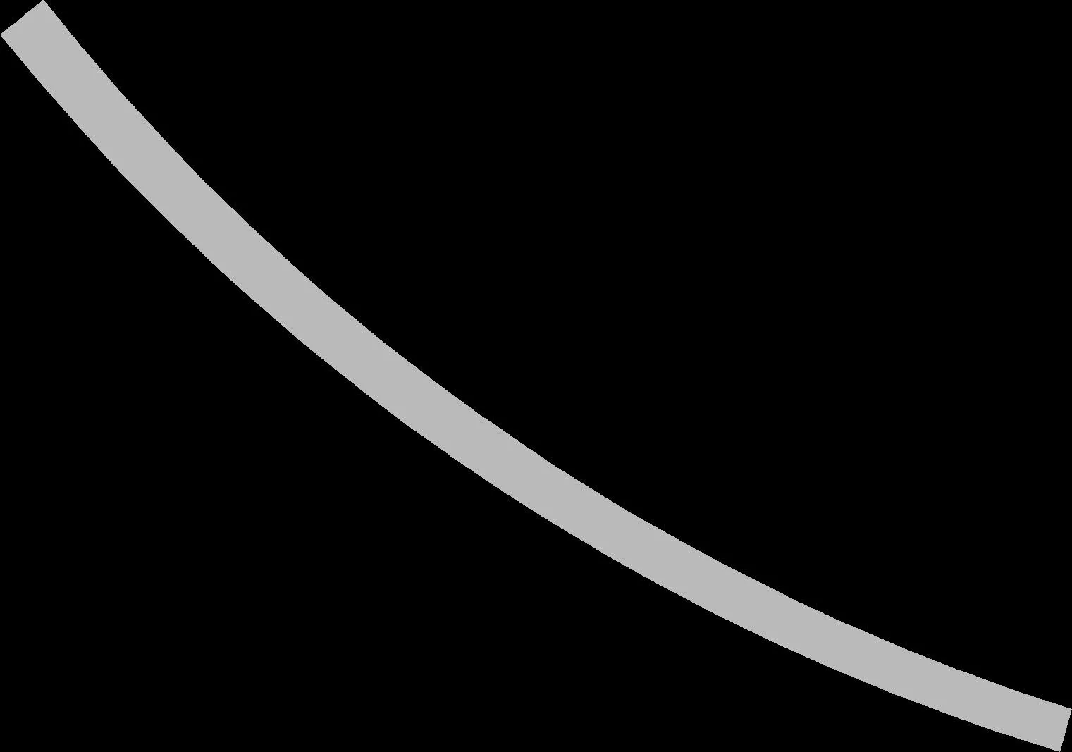 Curvilinear road boundary segment