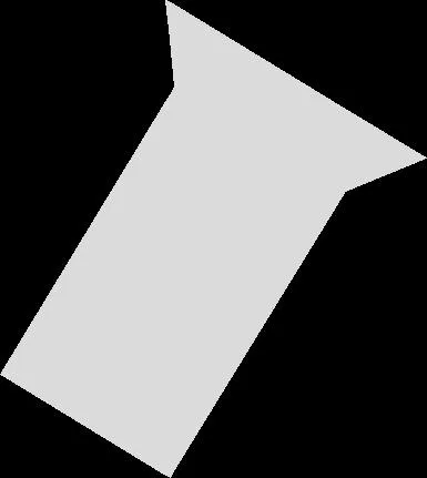 Site plan detail - light green line segment