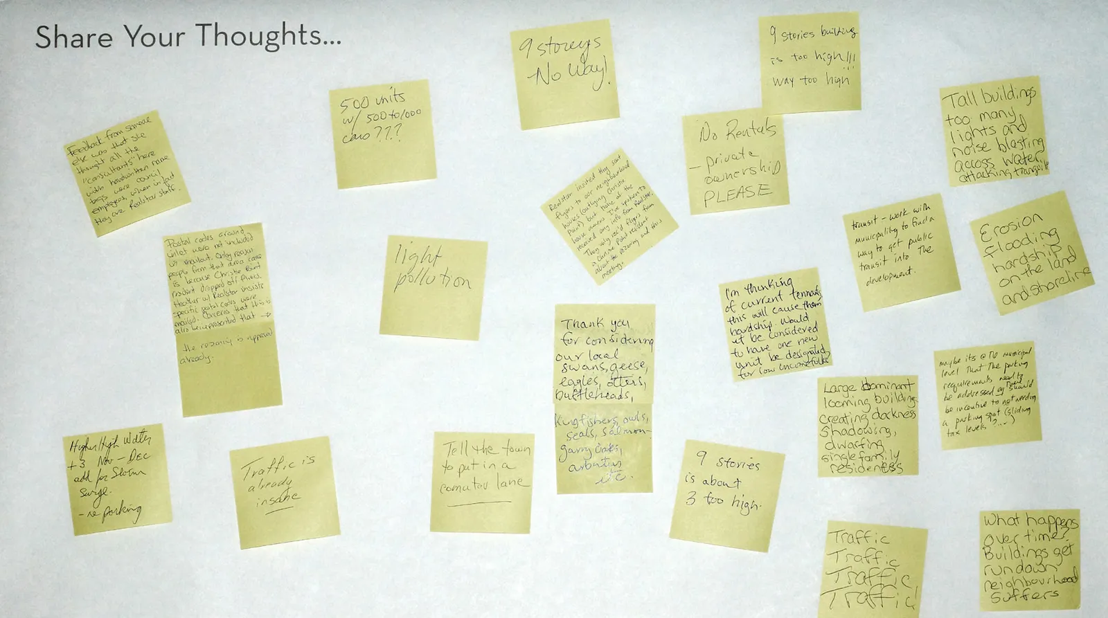 Post-it note board 1