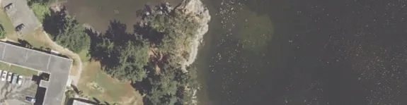 Aerial view crop of water surface