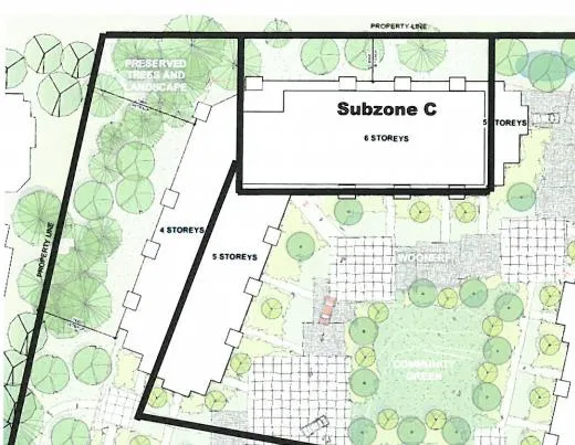 Correct Bylaw version site plan snippet