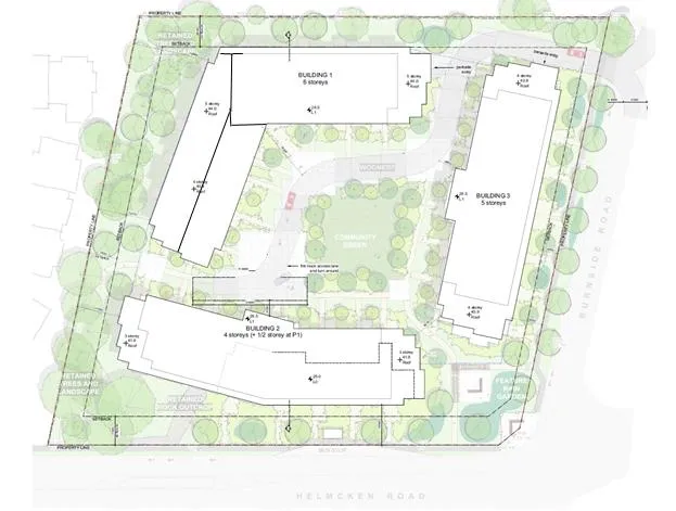 Comprehensive site plan overview
