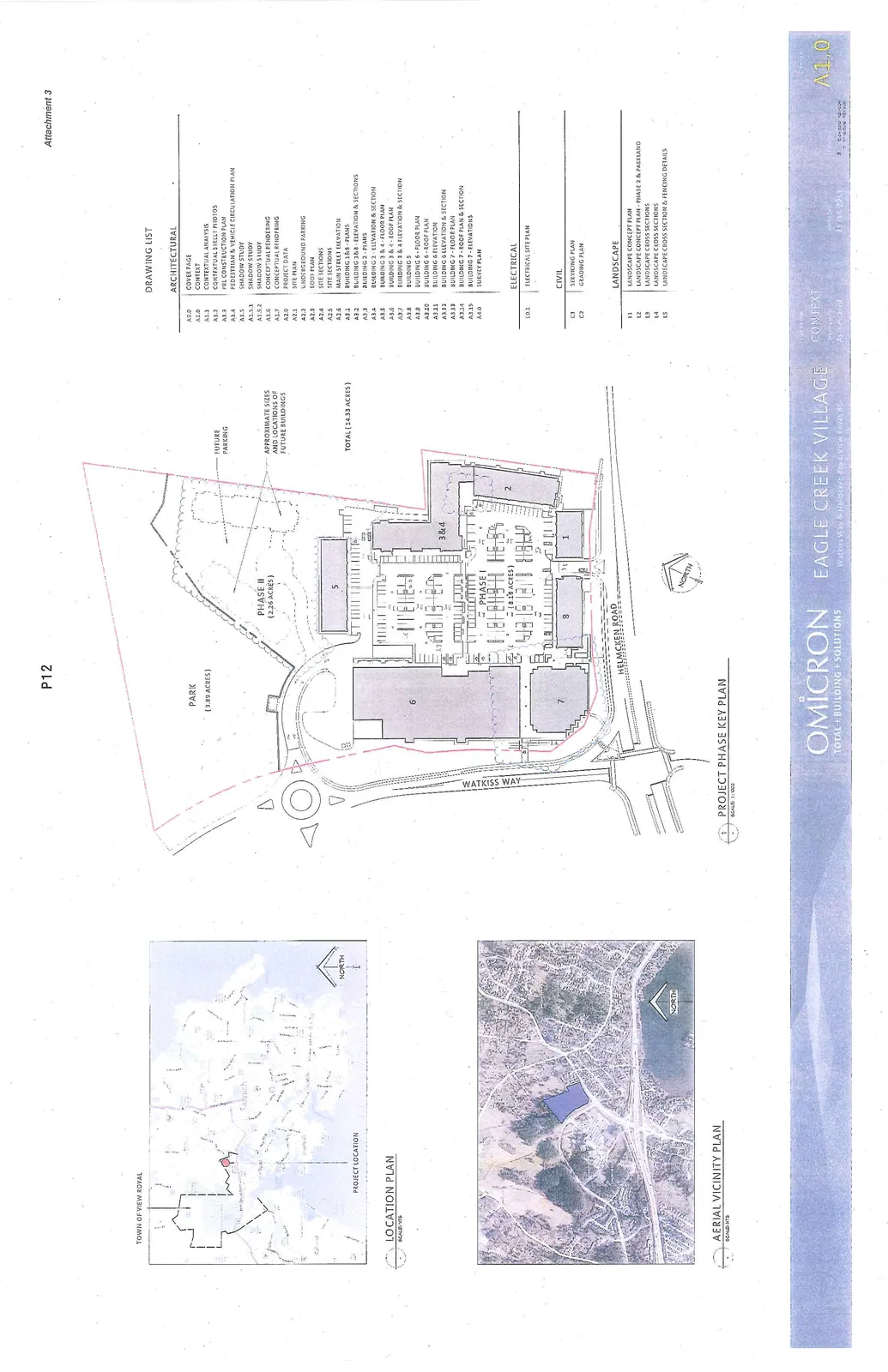 Location plan map showing project site within the Town of View Royal
