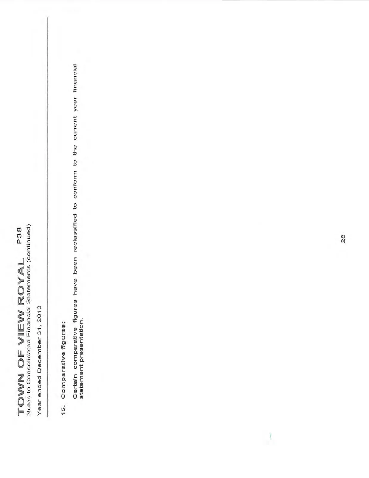 Note 15 - Comparative figures