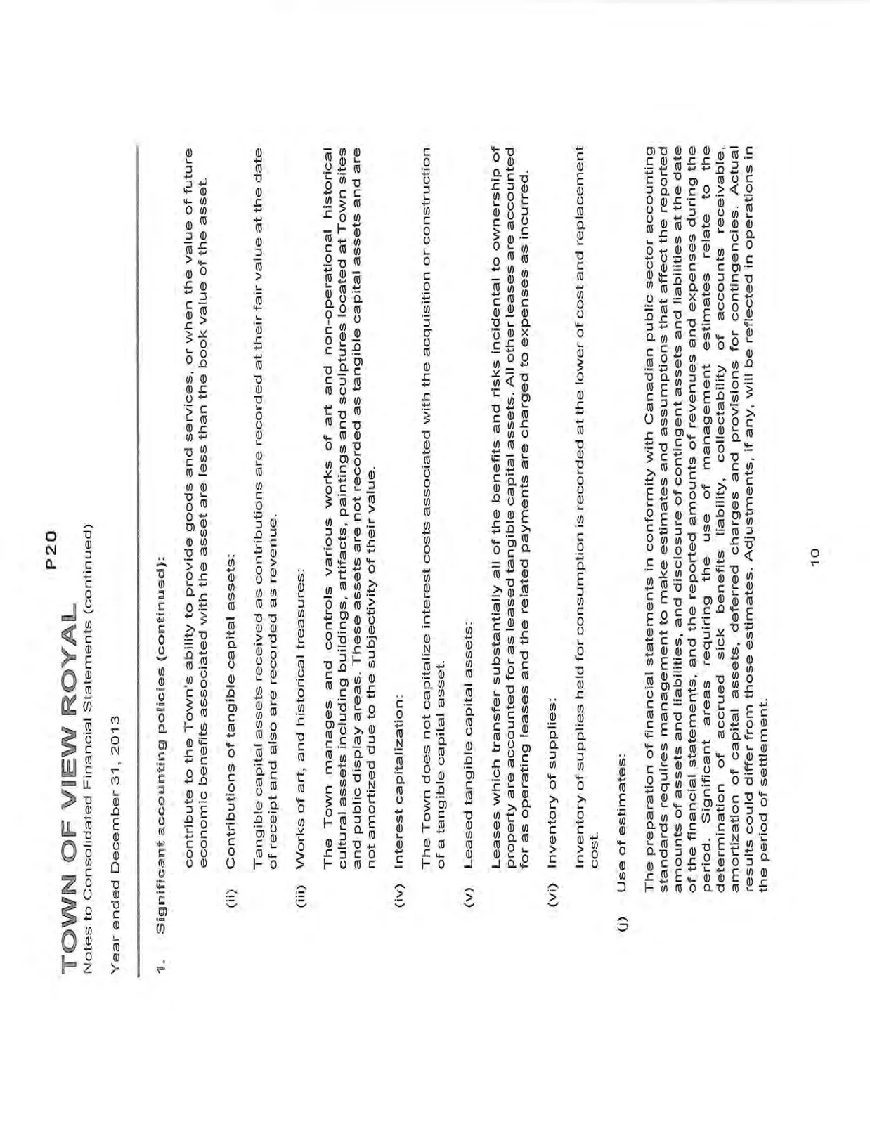 Notes to Consolidated Financial Statements, Section 1 continued