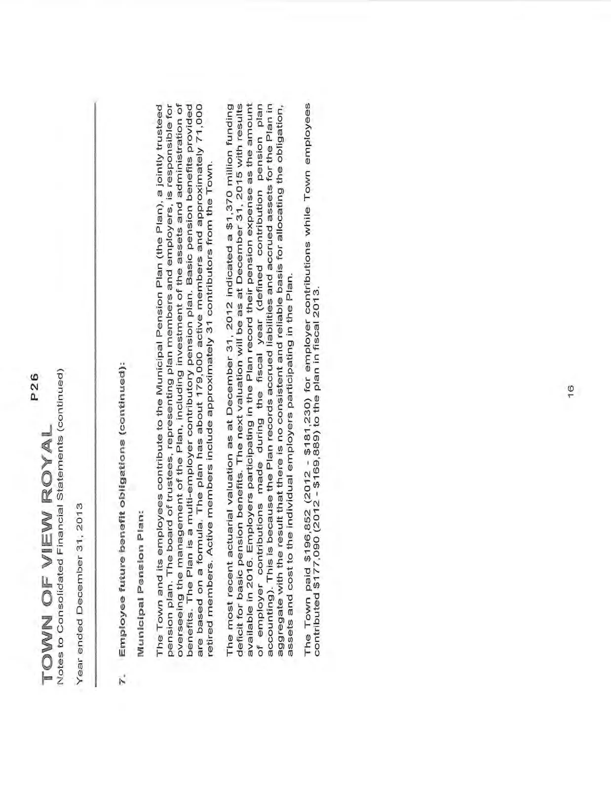 Notes to Consolidated Financial Statements, Section 7 continued