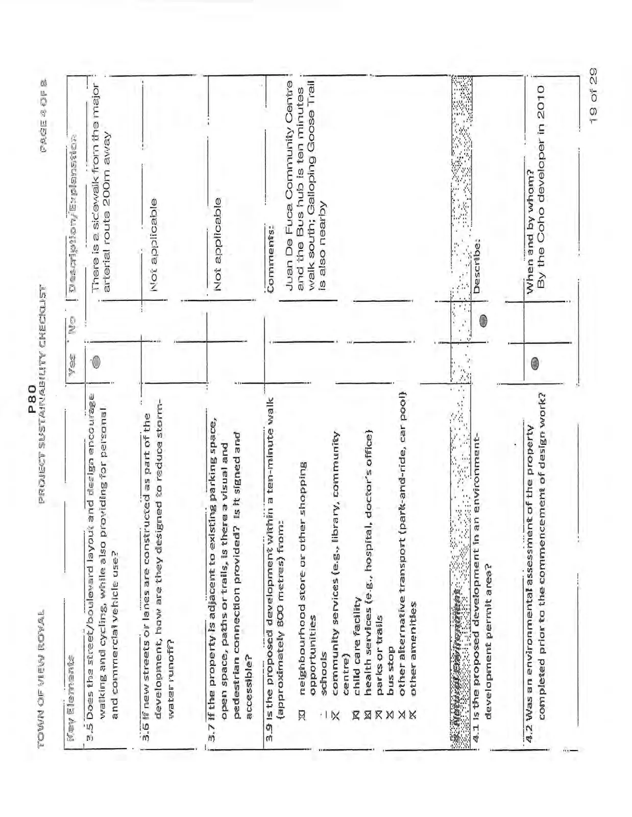 PROJECT SUSTAINABILITY CHECKLIST - Page 4