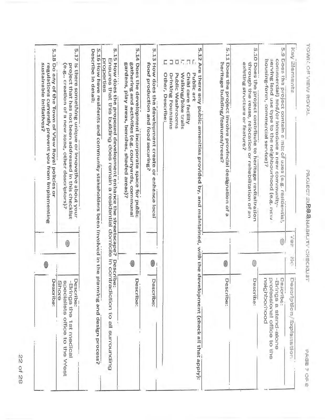 PROJECT SUSTAINABILITY CHECKLIST - Page 7