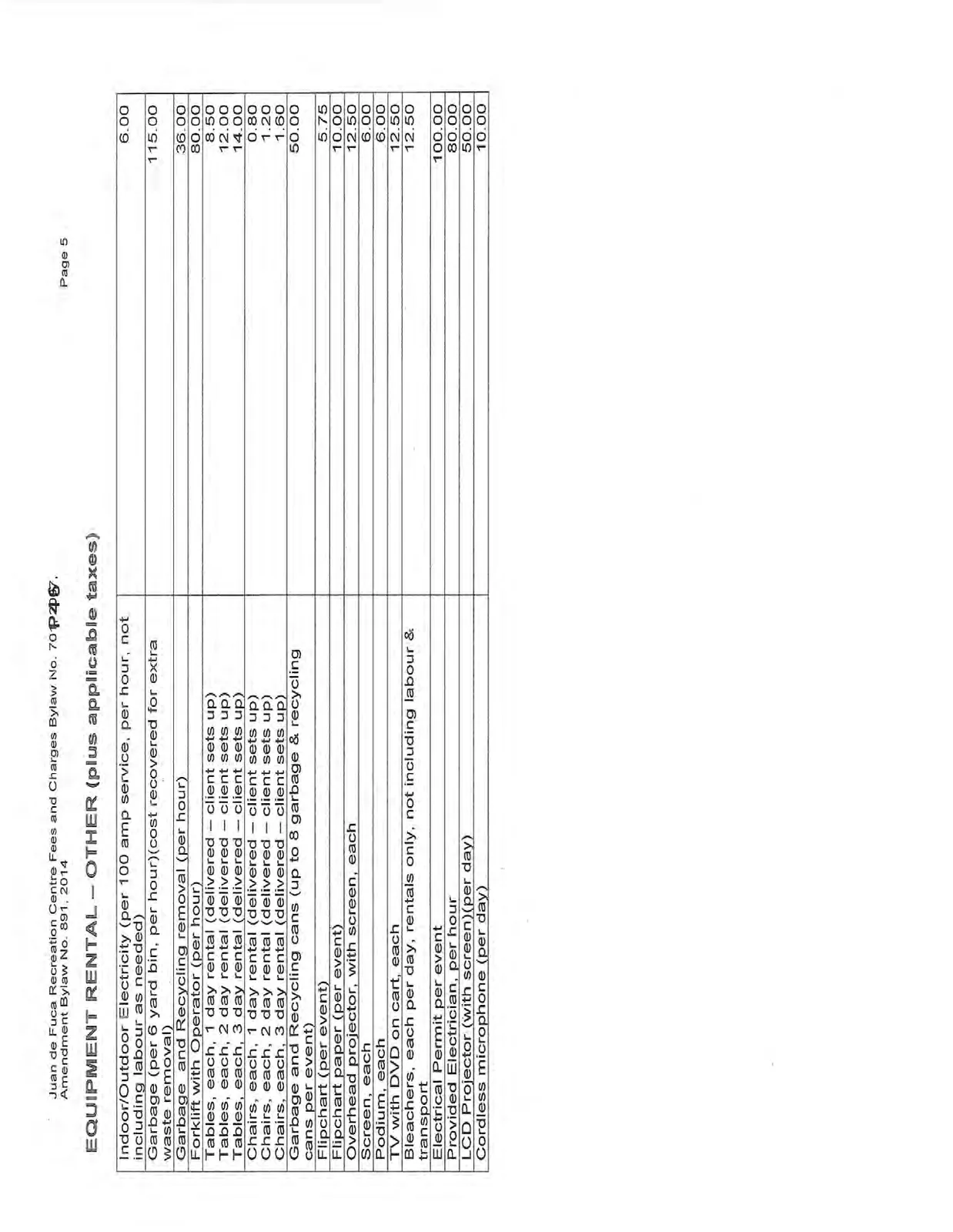 Equipment Rental - Other
