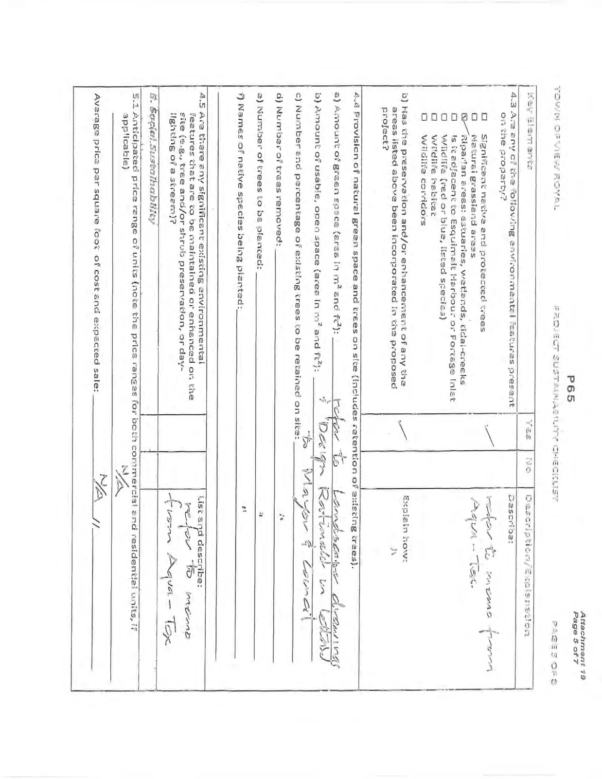 Project Sustainability Checklist - Page 5