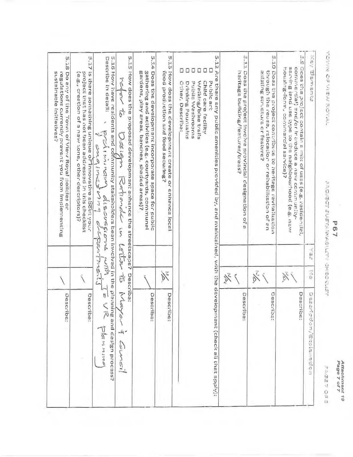 Project Sustainability Checklist - Page 7