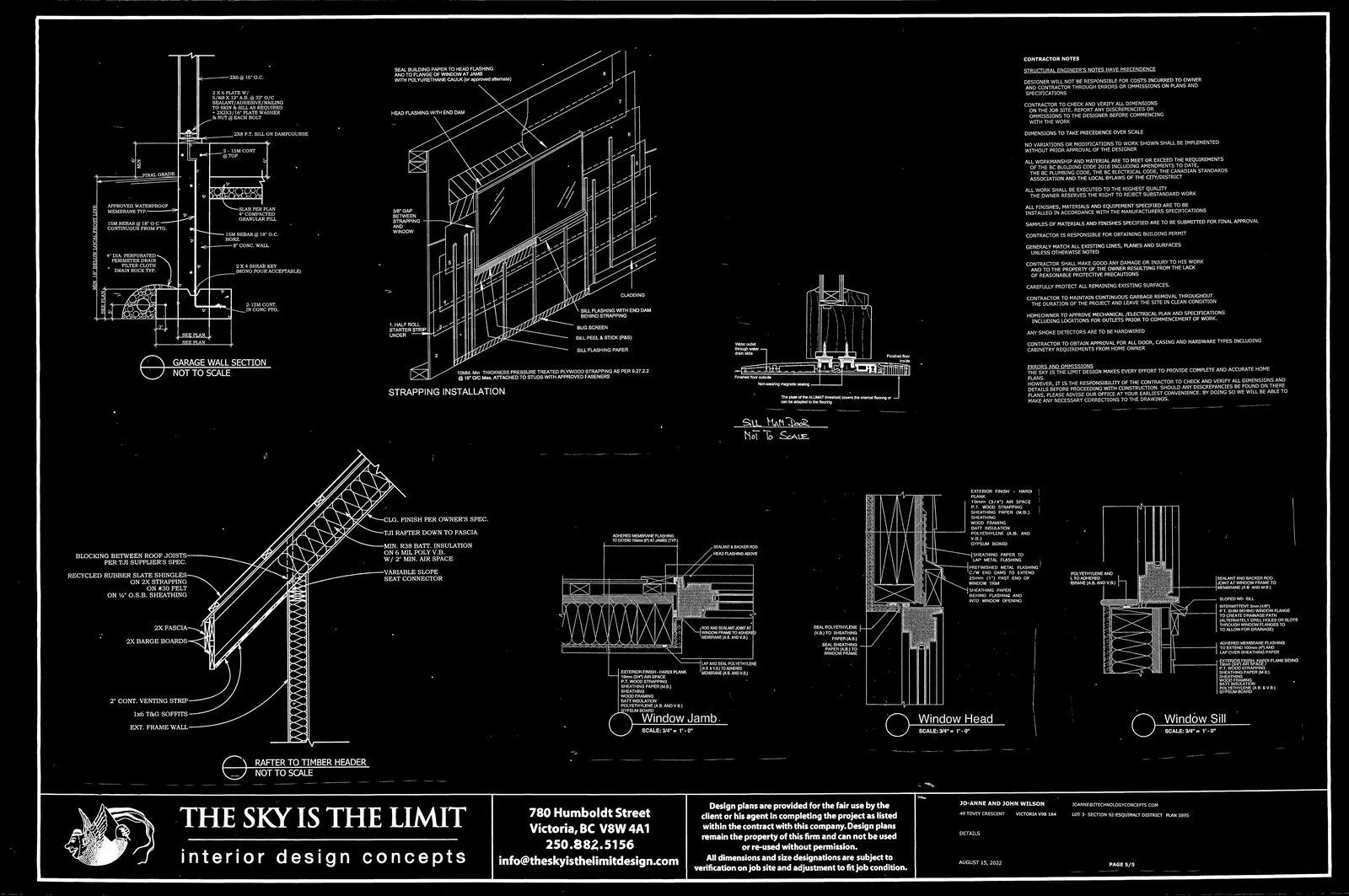 Detailed cross-section diagram of a garage wall foundation and structure