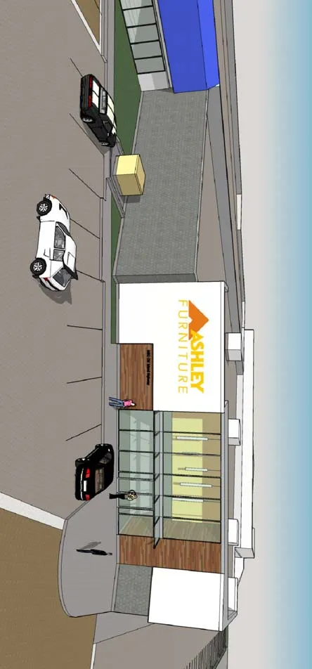 Building rendering - View from South