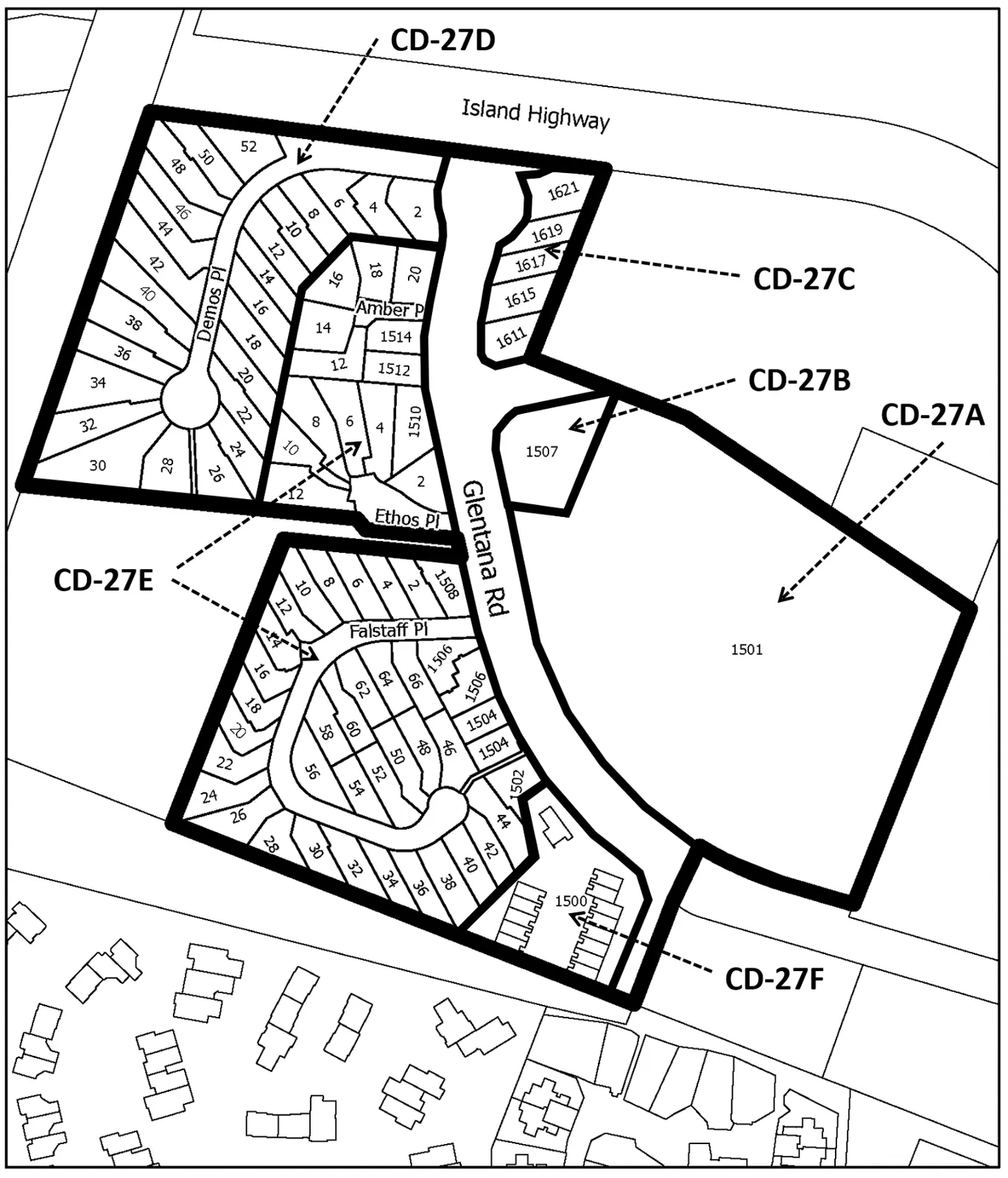 Map of CD27 subzones