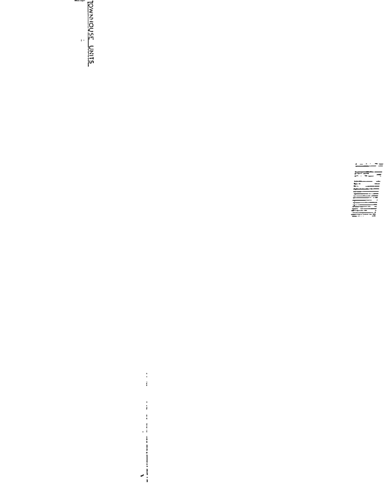 Vertical text label on the left margin reading "TOWNHOUSE UNITS"