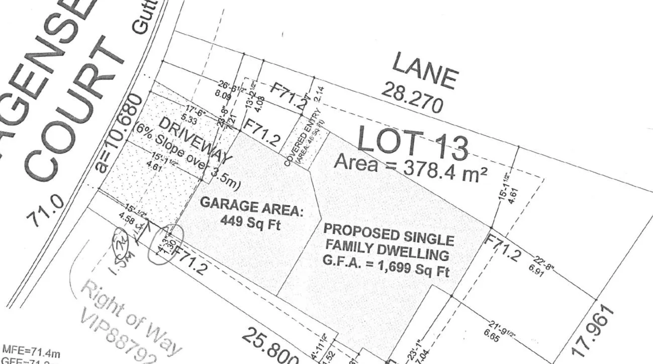 Existing site plan
