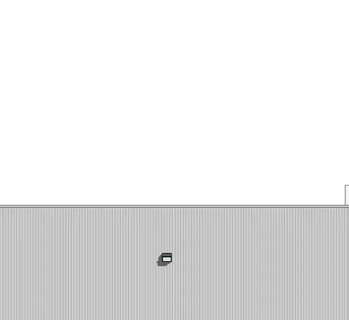 Light fixture on facade detail - proposed elevation