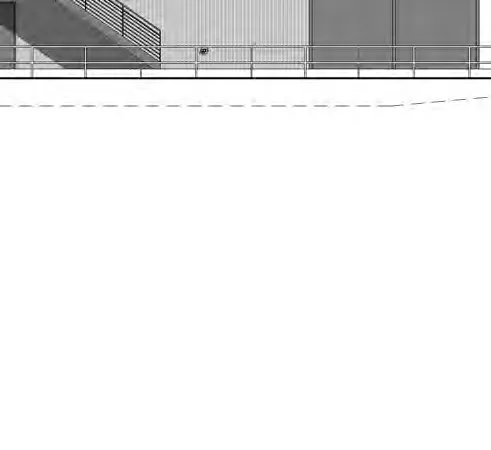 Stair and door elevation detail - proposed elevation