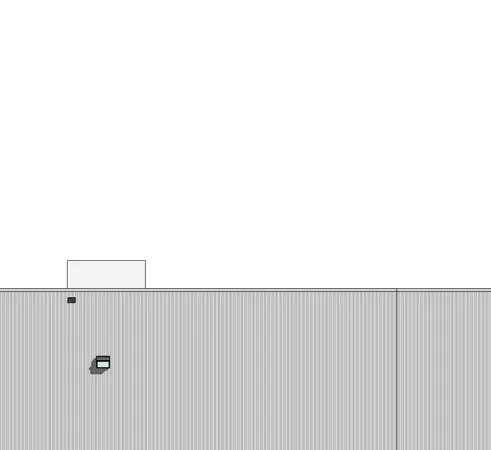 Wall detail with light fixture - existing elevation