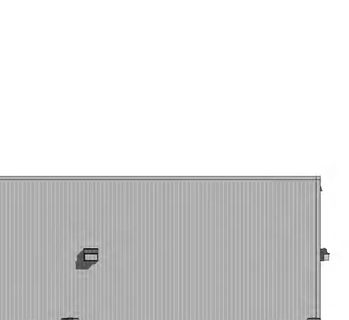 Existing west elevation facade detail