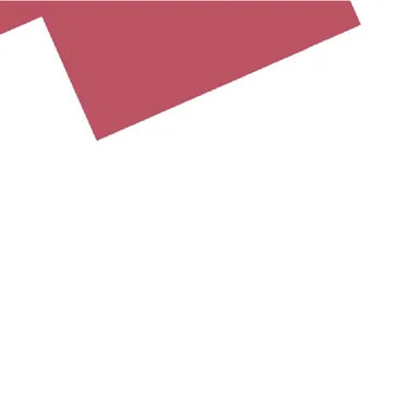 Maroon graphical element representing a property or lot boundary
