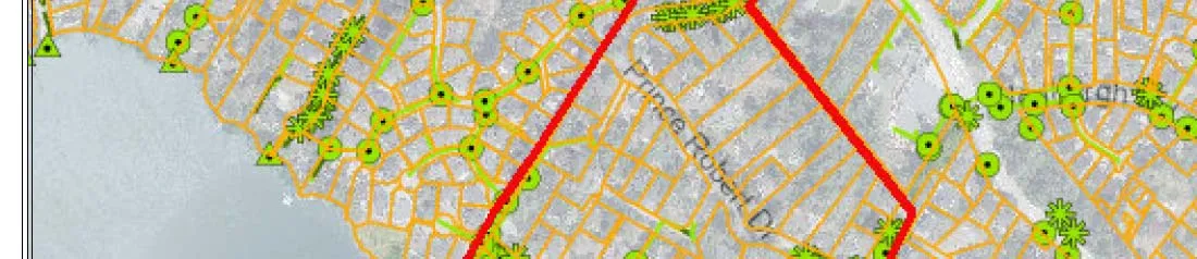 Map section showing Prince Robert Dr and surrounding residential parcels