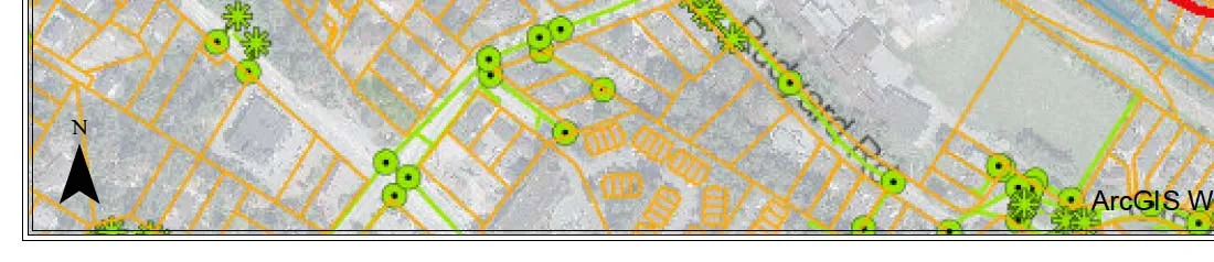 Map section showing Rudyard Rd and Helmcken Rd