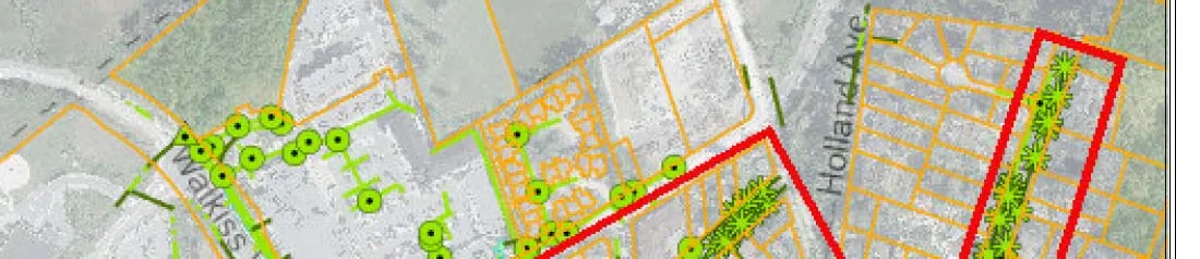 Map section showing Holland Ave and Chancellor Lane area