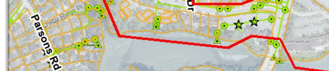Map section showing Parsons Rd, Buddy Rd, and Dukrill Rd