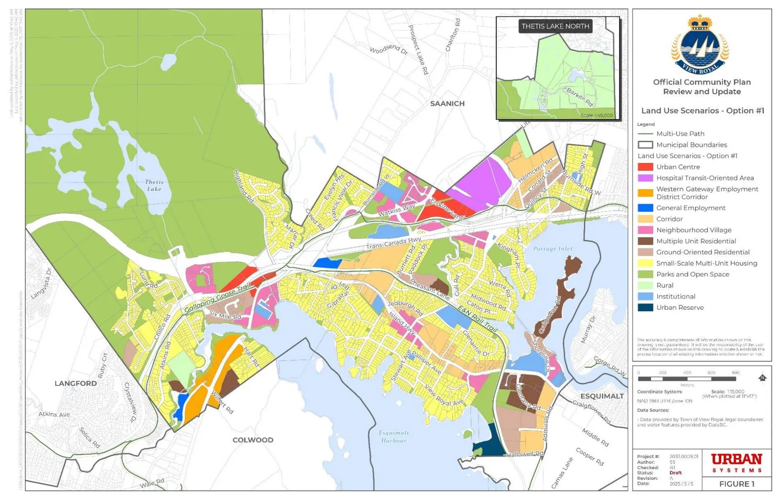 Land Use Scenarios - Option #1 Map