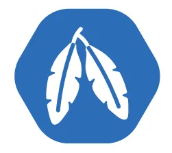Two feathers icon