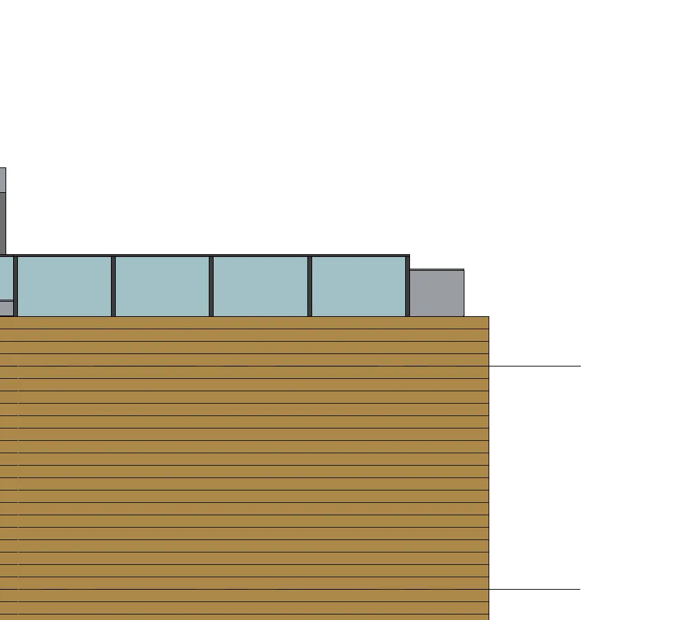 Building 2 roof level and parapet detail