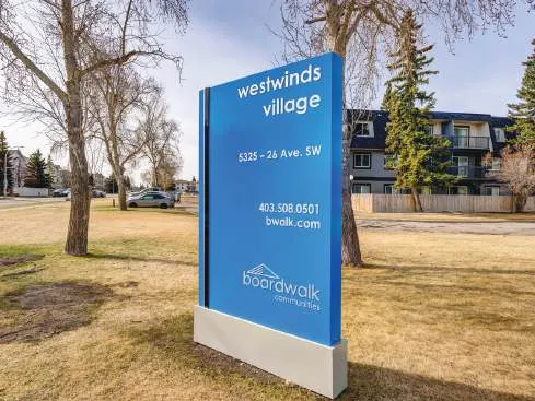 Similar sign for reference - Westwinds Village