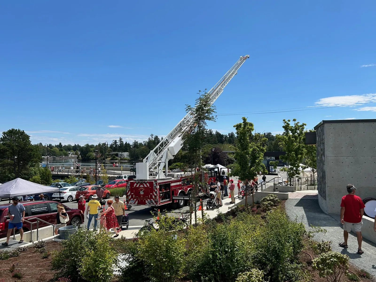 View Royal Fire at Canada Day celebration